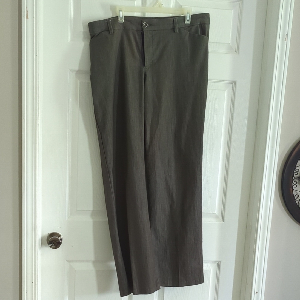 Lee Gray Trousers Straight-Leg